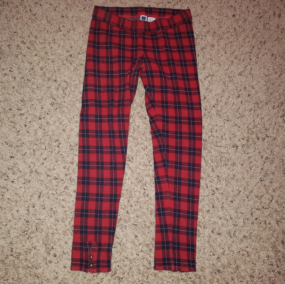 Girls Janie & Jack Plaid Leggings